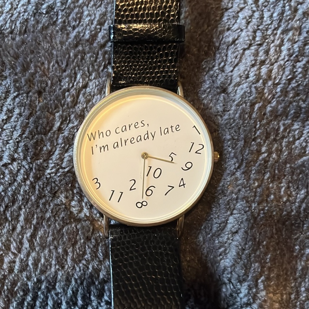 Aldo Women’s Watch - Who Cares, I’m Already Late